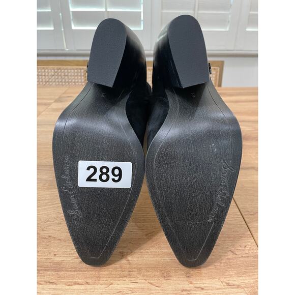 Sam Edelman Womens Annabel Black Suede Knee High Boot Size 9 NWOB Leather Lining - Picture 10 of 13